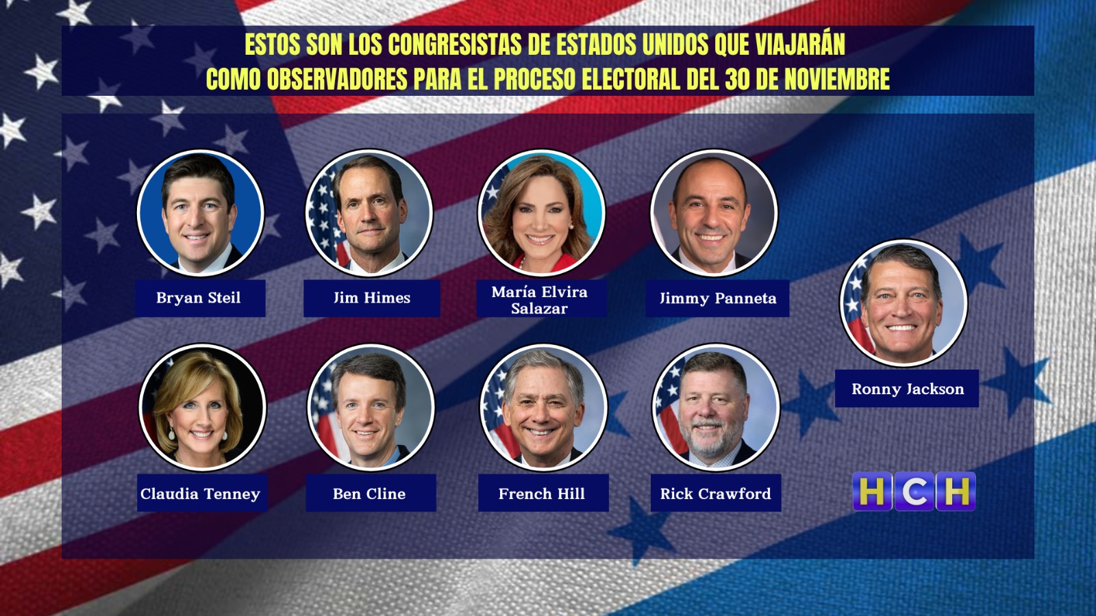 ¡Por unanimidad! CNE aprueba delegación de congresistas estadounidenses como observadores electorales